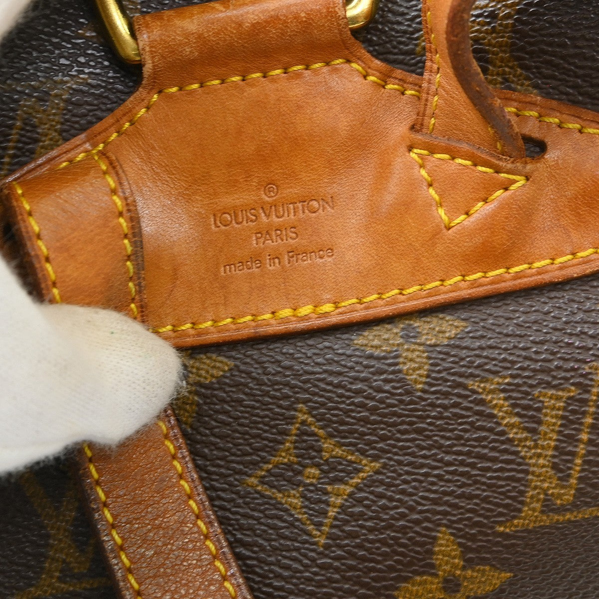 Louis Vuitton Vintage Montsouris Backpack Monogram Canvas Brown Canvas Backpack Bag (Authentic Pre-Loved)