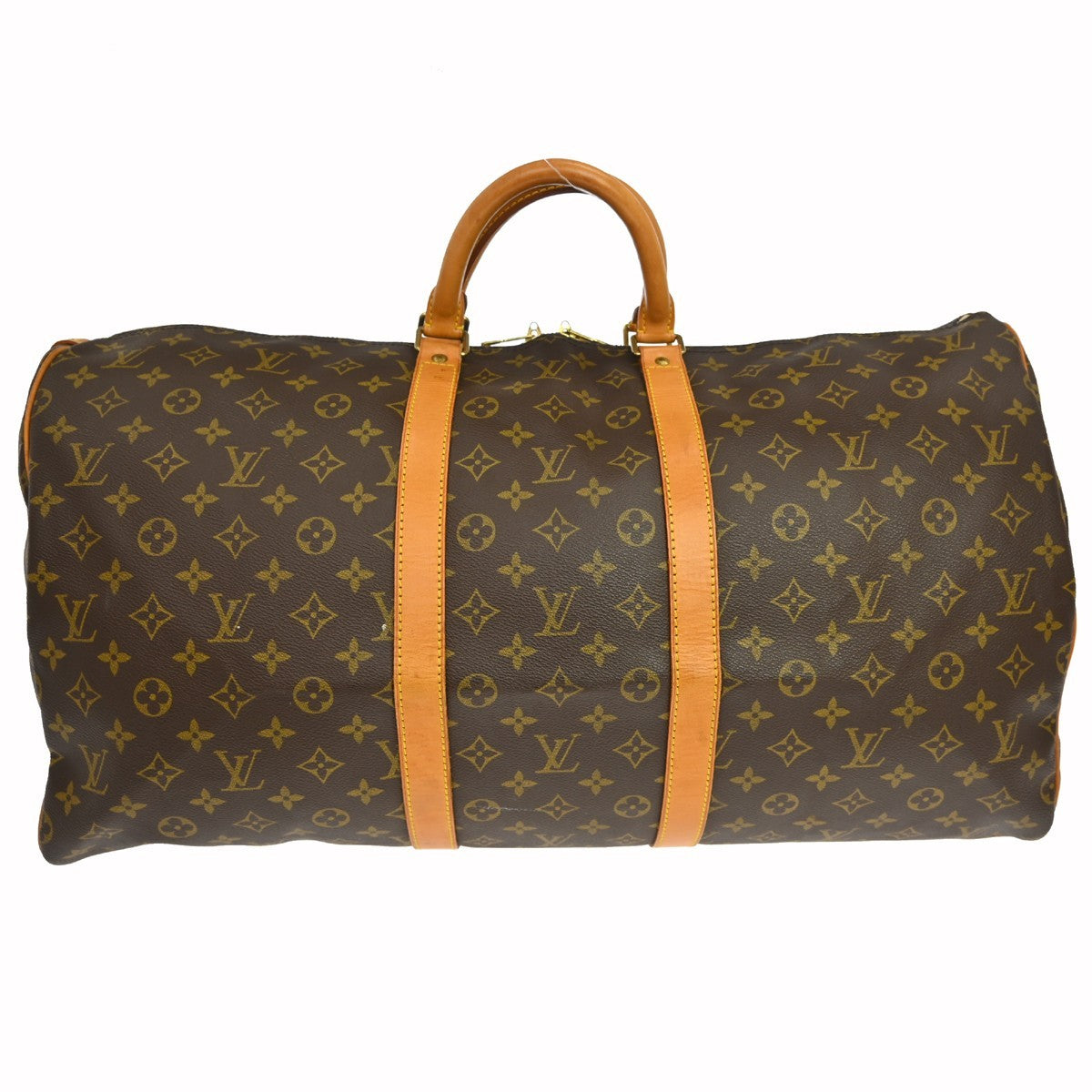 Louis Vuitton Louis Vuitton Keepall Bag Monogram Canvas Brown Canvas Travel Bag Bag (Pre-Loved)