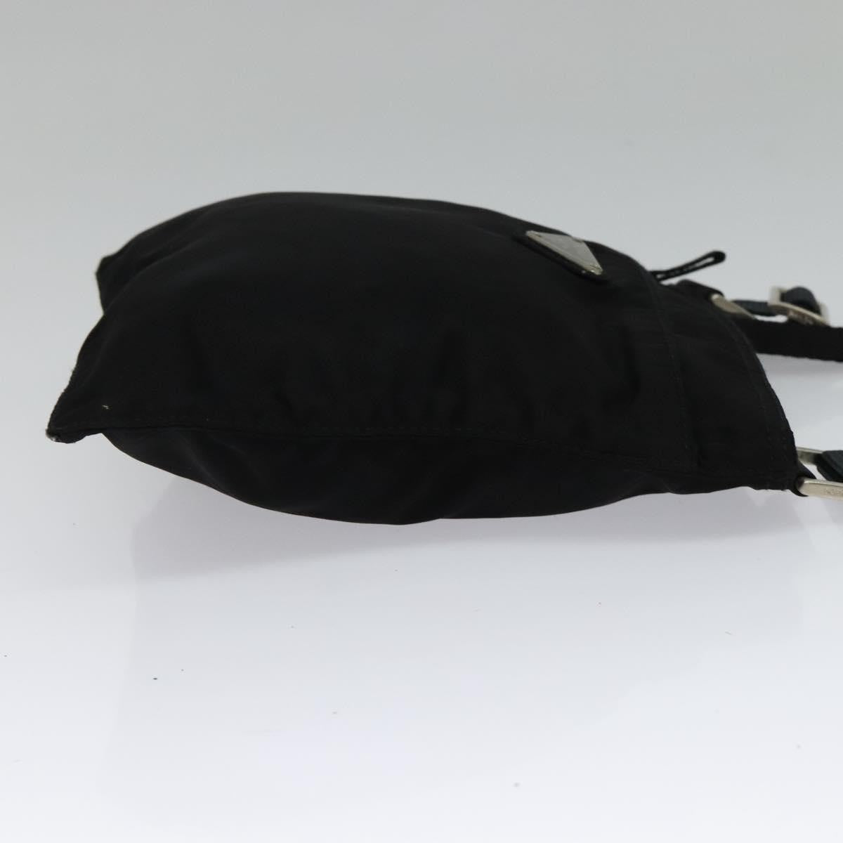 Prada Front Pocket Messenger Bag Tessuto Black Nylon Shoulder Bag Bag (Authentic Pre-Loved)