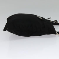 Prada Front Pocket Messenger Bag Tessuto Black Nylon Shoulder Bag Bag (Authentic Pre-Loved)