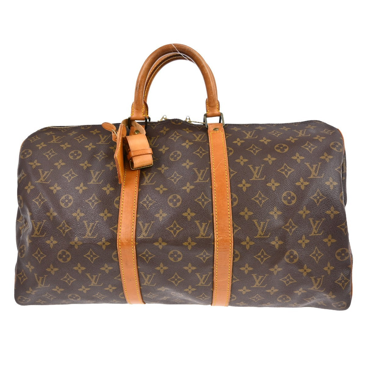 Louis Vuitton Louis Vuitton Keepall Bag Monogram Canvas Brown Canvas Travel Bag Bag (Pre-Loved)
