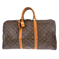 Louis Vuitton Louis Vuitton Keepall Bag Monogram Canvas Brown Canvas Travel Bag Bag (Pre-Loved)
