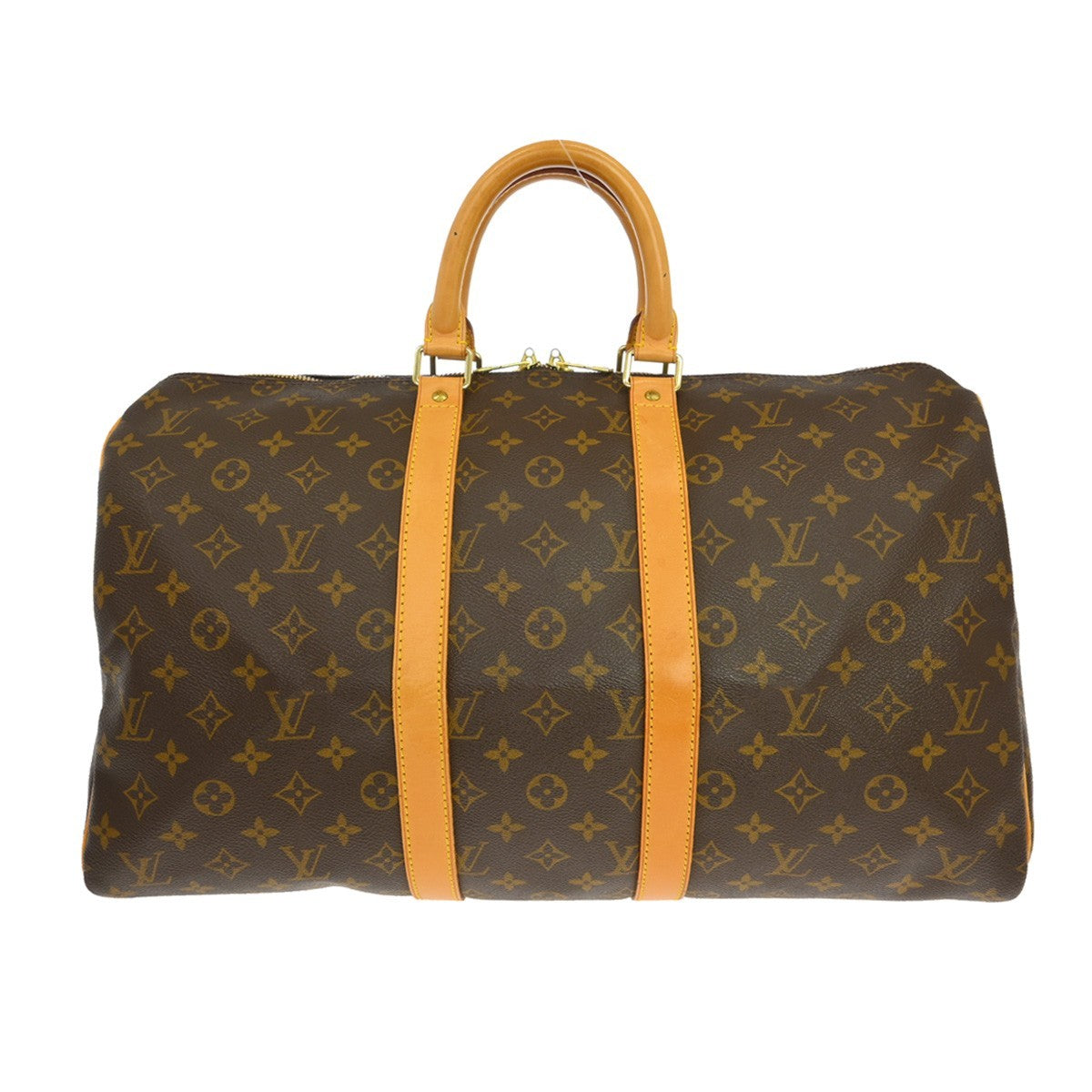 Louis Vuitton Louis Vuitton Keepall Bag Monogram Canvas Brown Canvas Travel Bag Bag (Authentic Pre-Loved)