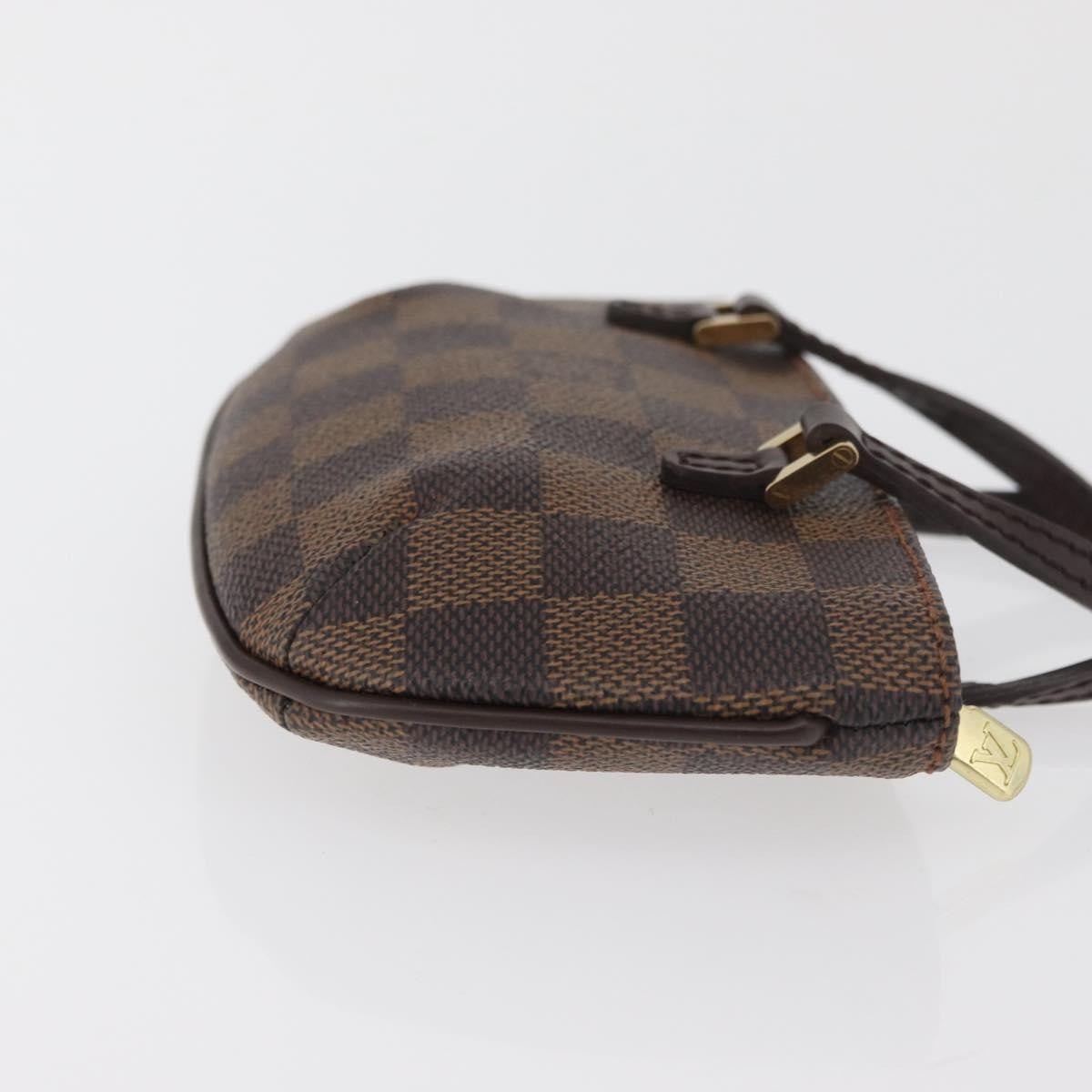 Louis Vuitton Manosque Pochette Damier Brown Canvas Clutche & Pouche Bag (Authentic Pre-Loved)