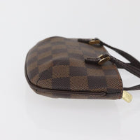 Louis Vuitton Manosque Pochette Damier Brown Canvas Clutche & Pouche Bag (Authentic Pre-Loved)