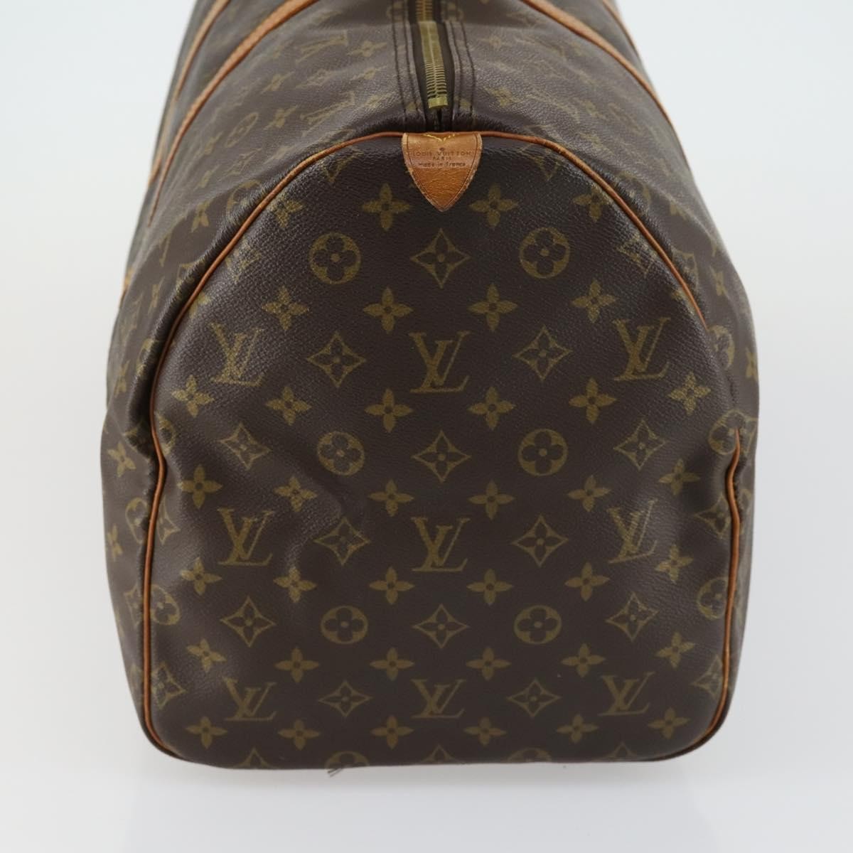 Louis Vuitton Keepall Bag Monogram Canvas Brown Canvas Travel Bag Bag (Authentic Pre-Loved)