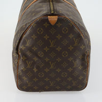 Louis Vuitton Keepall Bag Monogram Canvas Brown Canvas Travel Bag Bag (Authentic Pre-Loved)