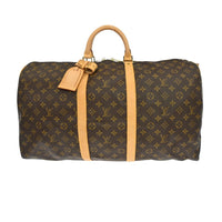 Louis Vuitton Louis Vuitton Keepall Bandouliere Bag Monogram Canvas Brown Canvas Travel Bag Bag (Pre-Loved)