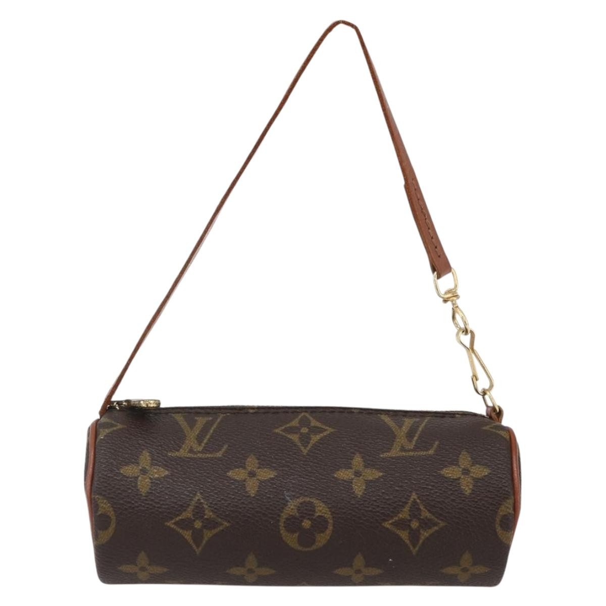 Louis Vuitton Papillon Pochette Monogram Canvas Brown Canvas Clutche & Pouche Bag (Authentic Pre-Loved)