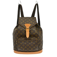 Louis Vuitton Louis Vuitton Vintage Montsouris Backpack Monogram Canvas Brown Canvas Backpack Bag (Pre-Loved)