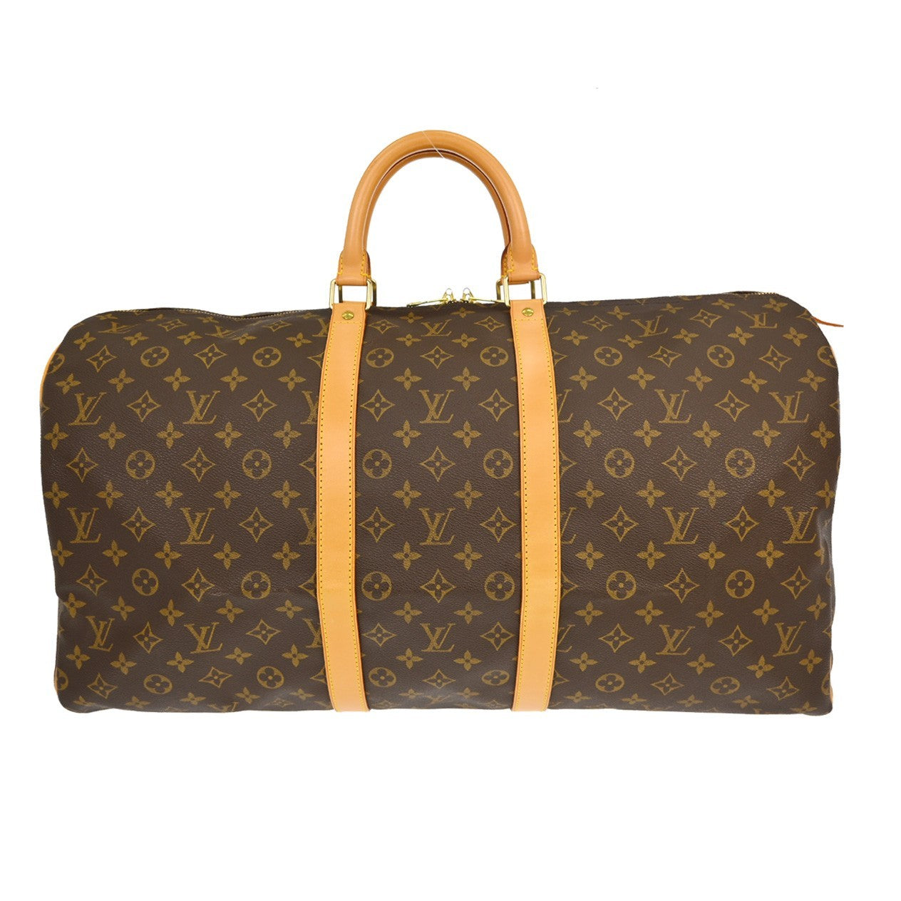 Louis Vuitton Louis Vuitton Keepall Bag Monogram Canvas Brown Canvas Travel Bag Bag (Pre-Loved)