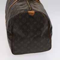 Louis Vuitton Keepall Bag Monogram Canvas Brown Canvas Travel Bag Bag (Pre-Loved)