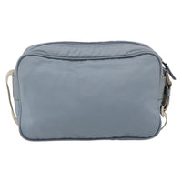 Prada Front Pocket Camera Bag Tessuto Blue Nylon Shoulder Bag Bag (Pre-Loved)