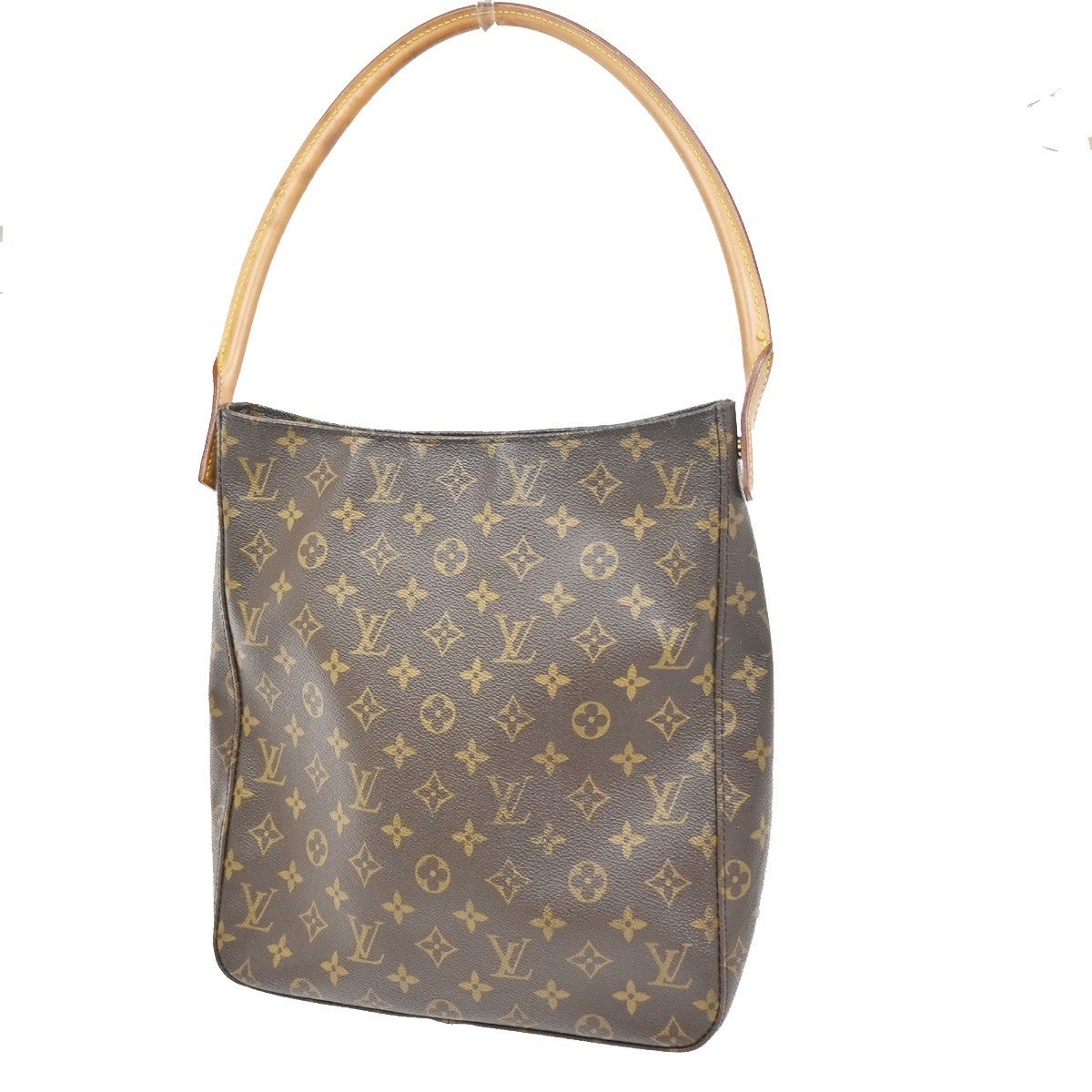 Louis Vuitton Monogram Looping Handbag Monogram Canvas Brown Canvas Shoulder Bag Bag (Authentic Pre-Loved)