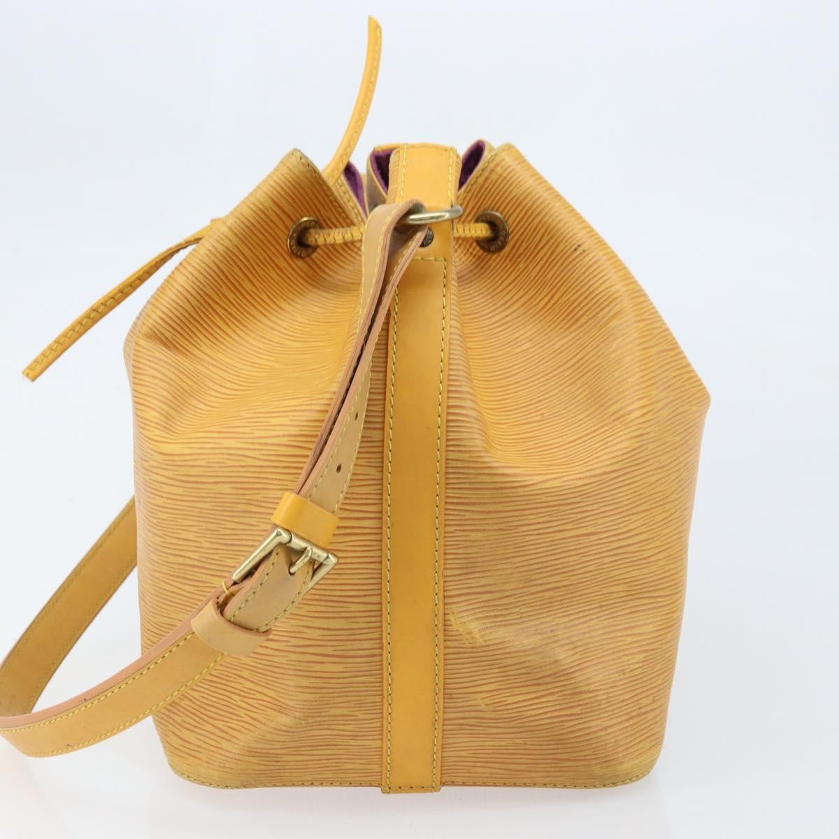 Louis Vuitton Petit Noe Nm Handbag Epi Leather Yellow Leather Shoulder Bag Bag (Authentic Pre-Loved)