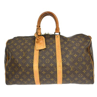 Louis Vuitton Louis Vuitton Keepall Bag Monogram Canvas Brown Canvas Travel Bag Bag (Authentic Pre-Loved)