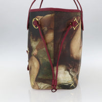 Louis Vuitton Neverfull Nm Tote Limited Edition Jeff Koons Titian Print Canvas Multicolour Canvas Tote Bag Bag (Authentic Pre-Loved)