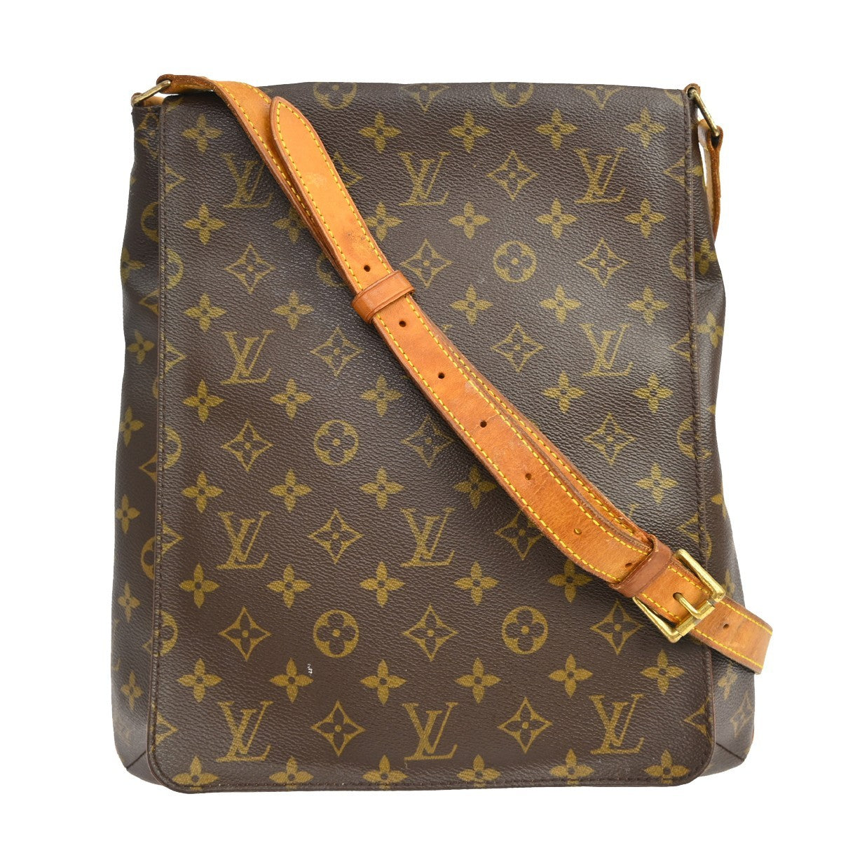 Louis Vuitton Louis Vuitton Musette Handbag Monogram Canvas Brown Canvas Shoulder Bag Bag (Authentic Pre-Loved)