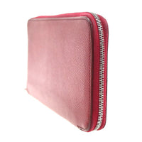Hermes Azap Zip Around Wallet Epsom Red Leather Wallets Accessory (Authentic Pre-Loved)