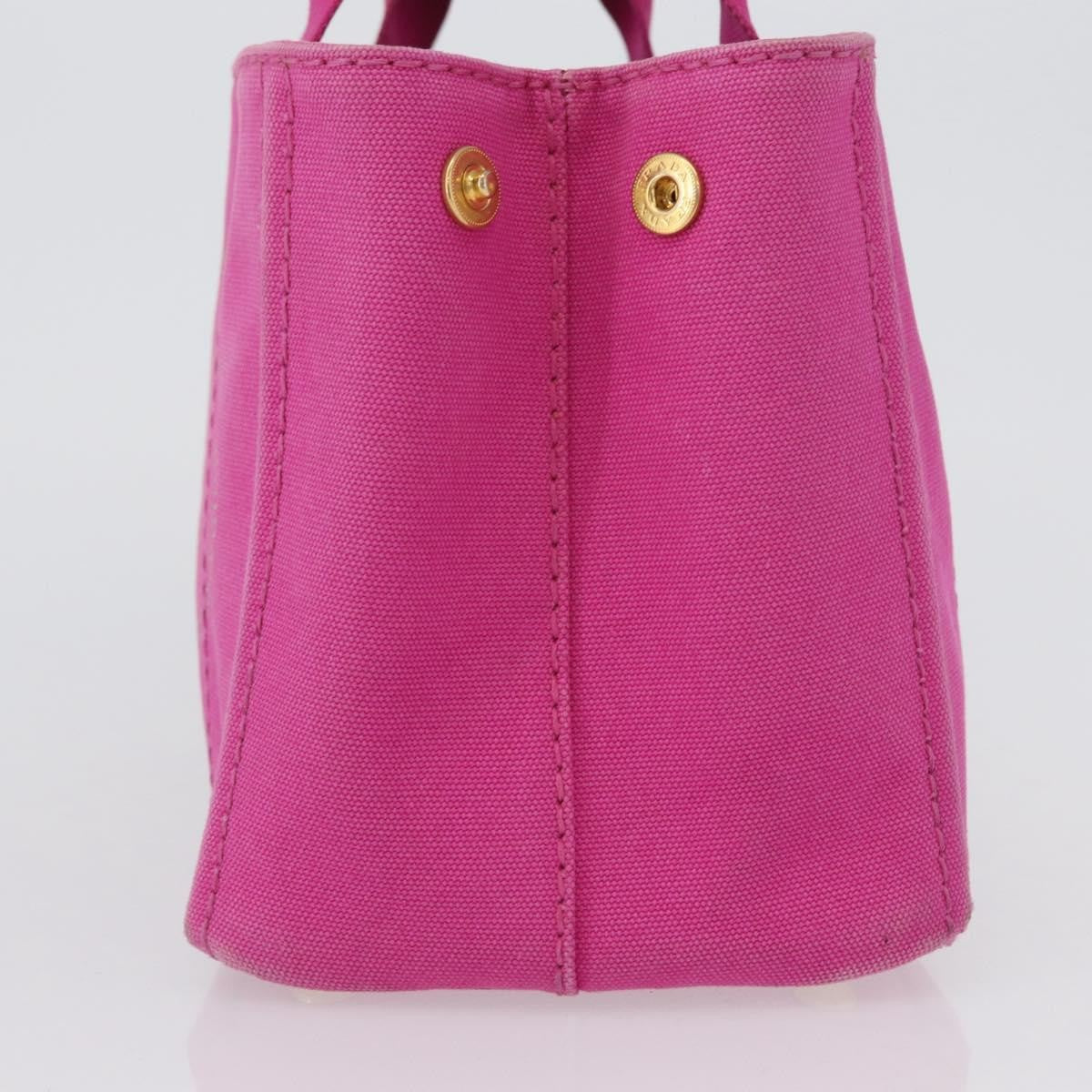 Prada Prada Canapa Tote Canvas Pink Canvas Tote Bag Bag (Pre-Loved)