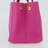Prada Prada Canapa Tote Canvas Pink Canvas Tote Bag Bag (Pre-Loved)