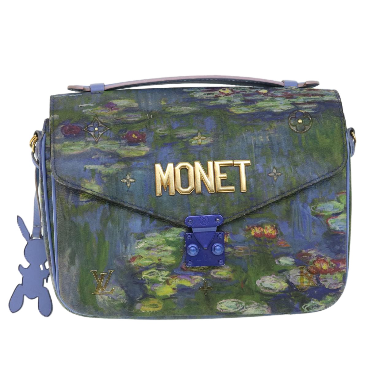 Louis Vuitton Pochette Metis Limited Edition Jeff Koons Monet Print Canvas Multicolour Canvas Clutche & Pouche Bag (Authentic Pre-Loved)