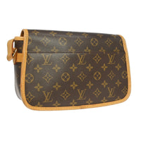 Louis Vuitton Sologne Handbag Monogram Canvas Brown Canvas Shoulder Bag Bag (Authentic Pre-Loved)
