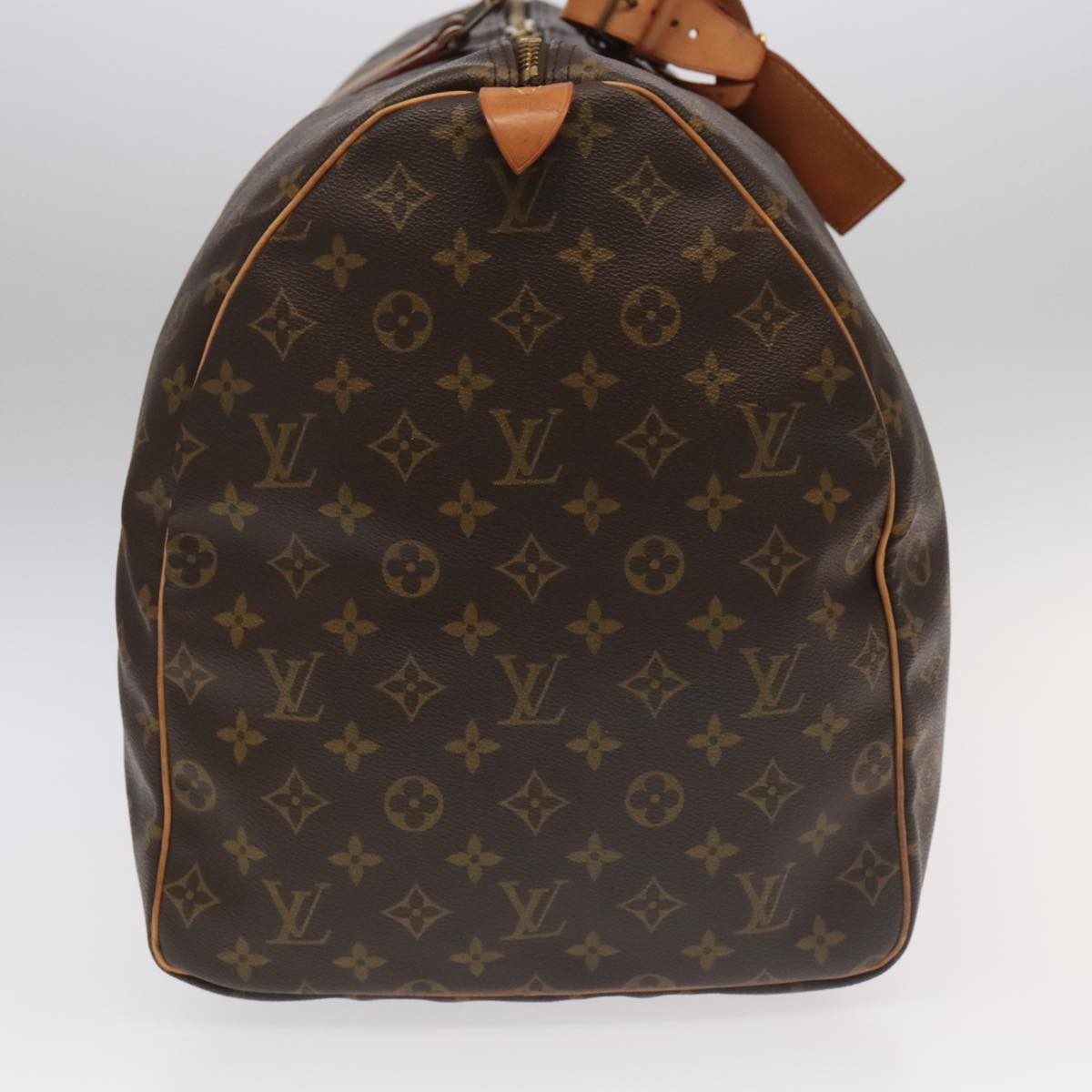 Louis Vuitton Keepall Bag Monogram Canvas Brown Canvas Travel Bag Bag (Pre-Loved)