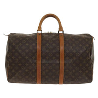 Louis Vuitton Louis Vuitton Keepall Bag Monogram Canvas Brown Canvas Travel Bag Bag (Pre-Loved)