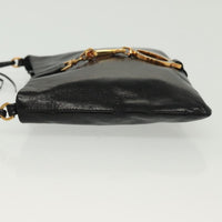 Prada Prada Bow Shoulder Bag Vernice Saffiano Leather Black Leather Bag (Pre-Loved)