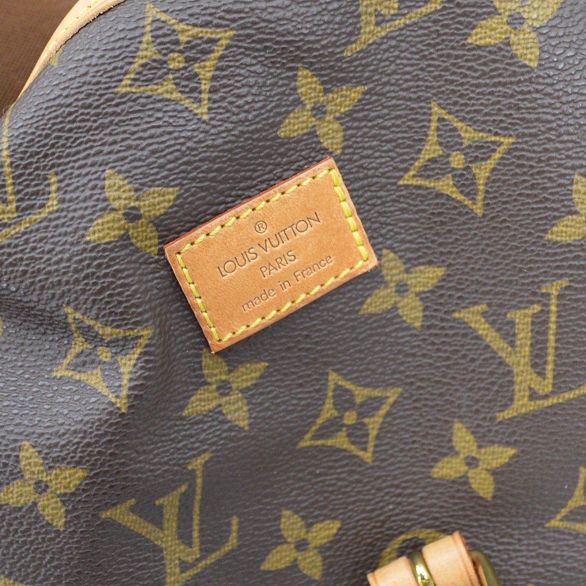 Louis Vuitton Saumur Handbag Monogram Canvas Brown Canvas Shoulder Bag Bag (Pre-Loved)