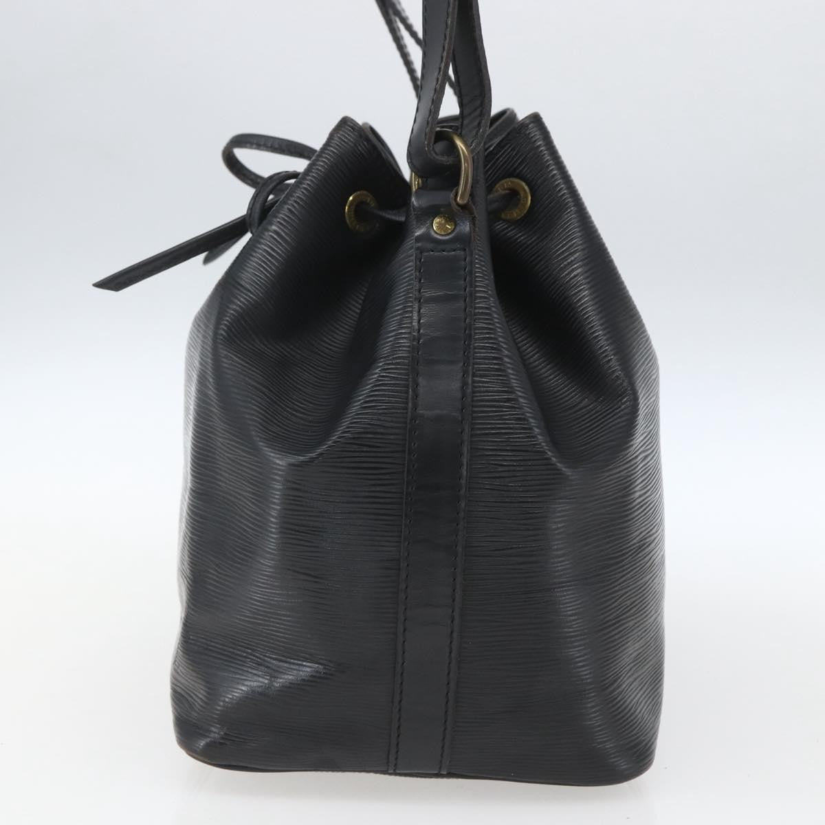 Louis Vuitton Petit Noe Handbag Epi Leather Black Leather Shoulder Bag Bag (Authentic Pre-Loved)