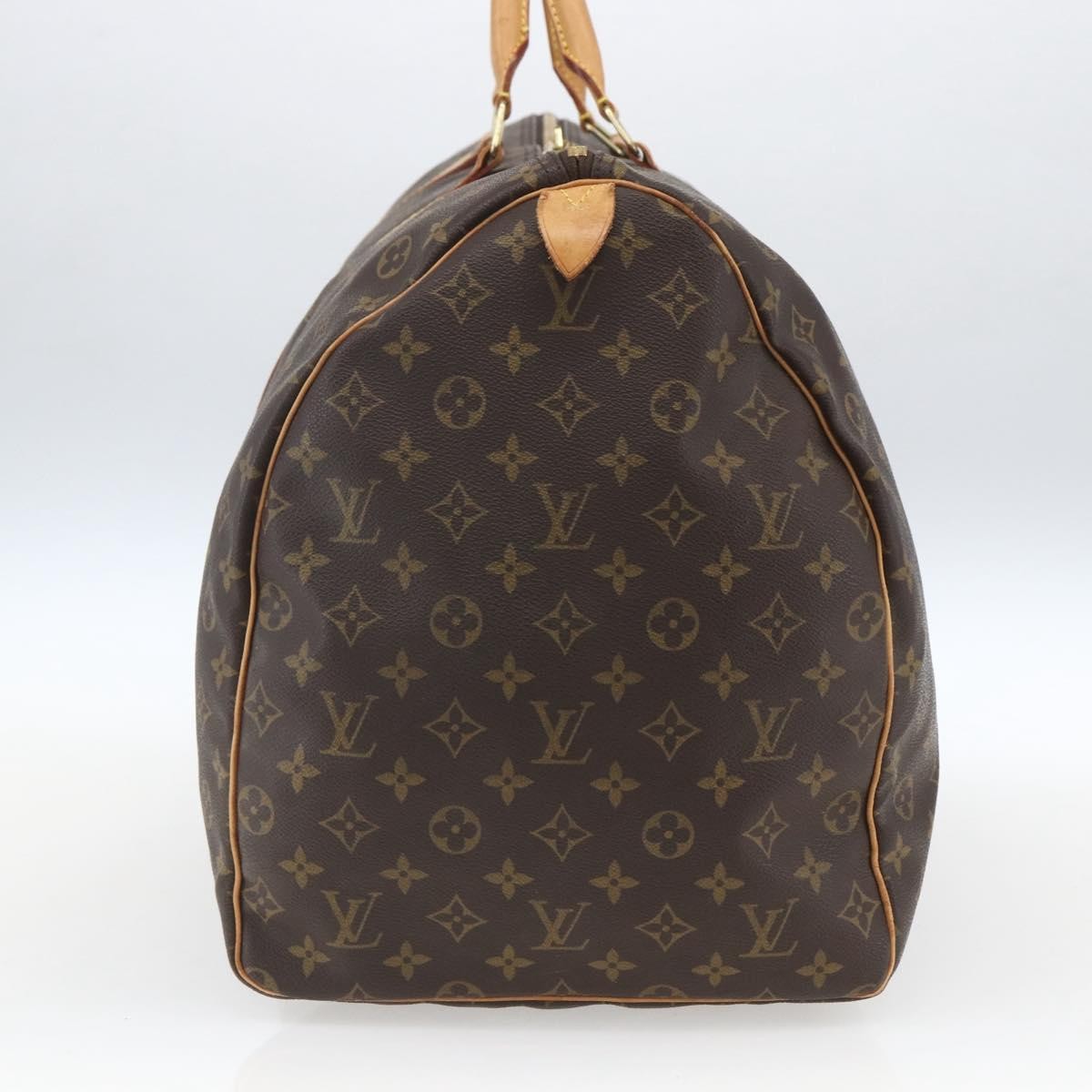 Louis Vuitton Keepall Bag Monogram Canvas Brown Canvas Travel Bag Bag (Pre-Loved)