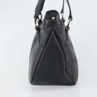 Bvlgari Handbag Leather Black Leather Handbag (Authentic Pre-Loved)