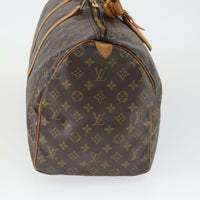 Louis Vuitton Keepall Bag Monogram Canvas Brown Canvas Travel Bag Bag (Authentic Pre-Loved)