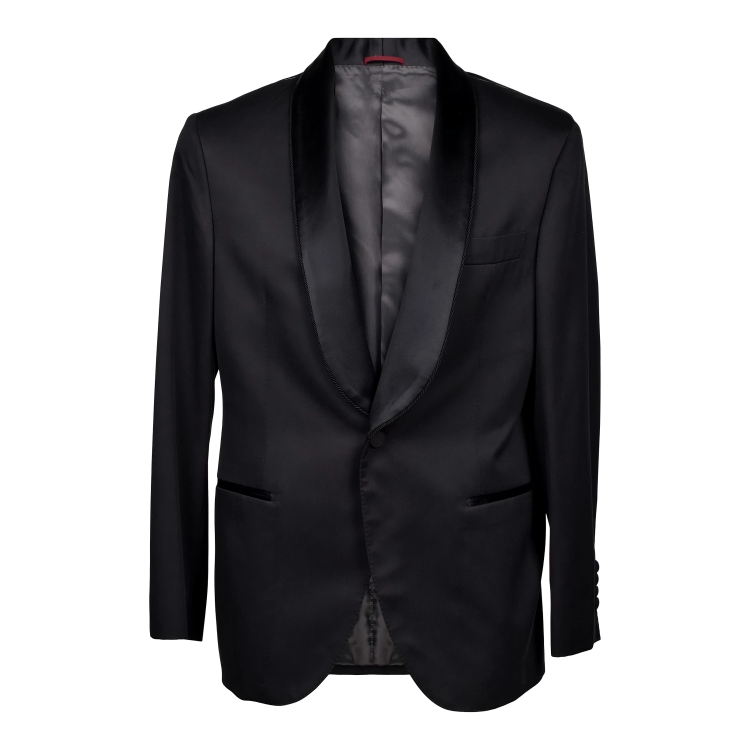 Brunello Cucinelli Satin Shawl Collar Dinner Jacket