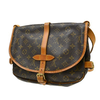Louis Vuitton Louis Vuitton Saumur Handbag Monogram Canvas Brown Canvas Shoulder Bag Bag (Authentic Pre-Loved)