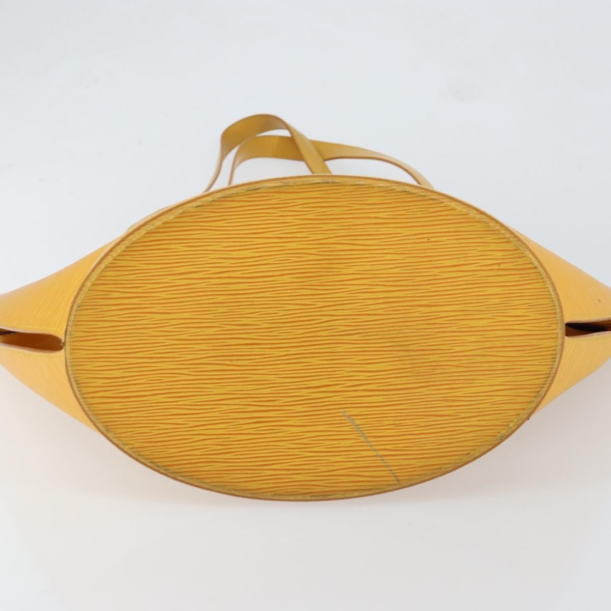 Louis Vuitton Saint Jacques Handbag Epi Leather Yellow Leather Shoulder Bag Bag (Pre-Loved)