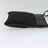 Salvatore Ferragamo Vintage Shoulder Bag Nylon Black Nylon Shoulder Bag Bag (Authentic Pre-Loved)