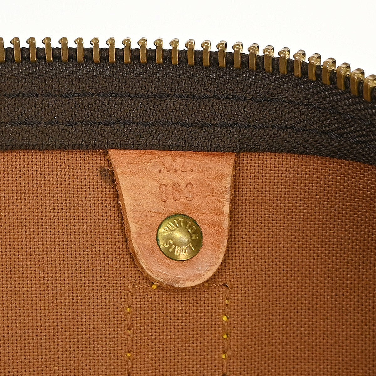 Louis Vuitton Keepall Bag Monogram Canvas Brown Canvas Travel Bag Bag (Pre-Loved)