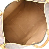 Louis Vuitton Keepall Bag Monogram Canvas Brown Canvas Travel Bag Bag (Pre-Loved)