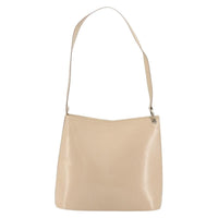 Salvatore Ferragamo Gancini Shoulder Bag Leather Beige Leather Shoulder Bag Bag (Authentic Pre-Loved)