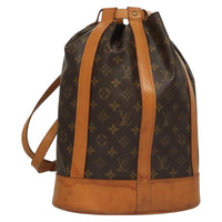 Louis Vuitton Randonnee Backpack Monogram Canvas Brown Canvas Shoulder Bag Bag (Authentic Pre-Loved)