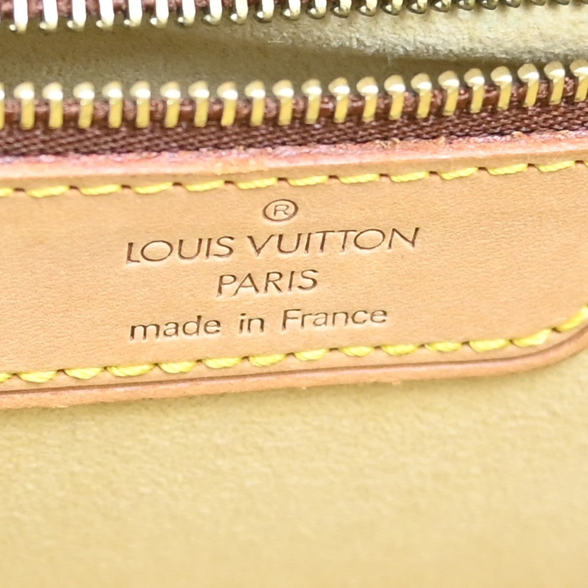 Louis Vuitton Cite Handbag Monogram Canvas Brown Canvas Shoulder Bag Bag (Authentic Pre-Loved)