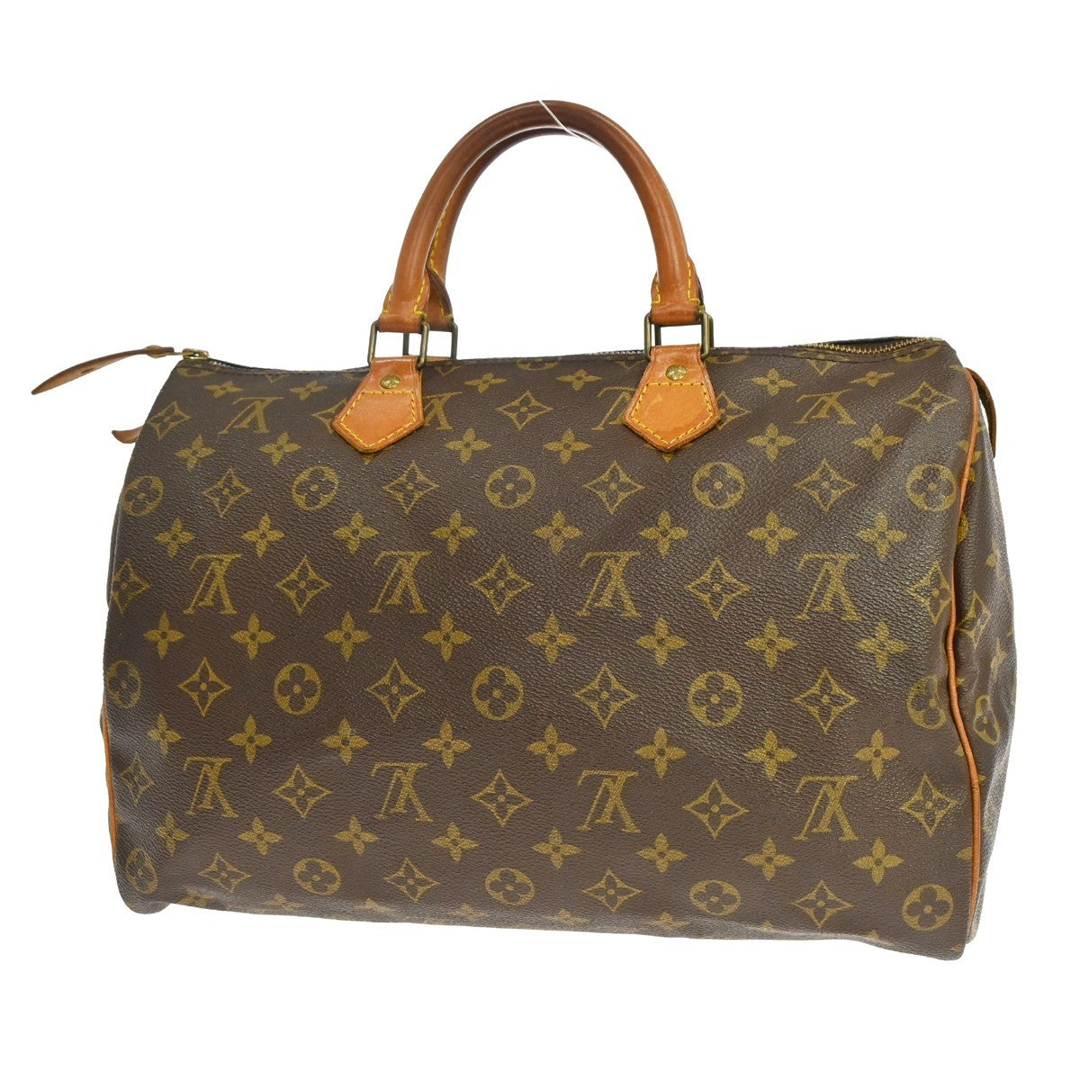 Louis Vuitton Louis Vuitton Speedy Handbag Monogram Canvas Brown Canvas Handbag (Pre-Loved)