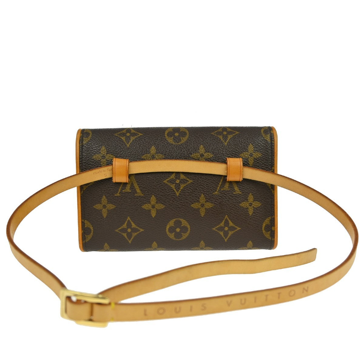 Louis Vuitton Louis Vuitton Florentine Waist Bag Monogram Canvas Brown Canvas Clutche & Pouche Bag (Pre-Loved)