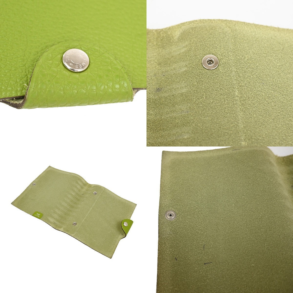 Hermes Hermes Ulysse Agenda Cover Leather Green Leather Wallets Accessory (Authentic Pre-Loved)