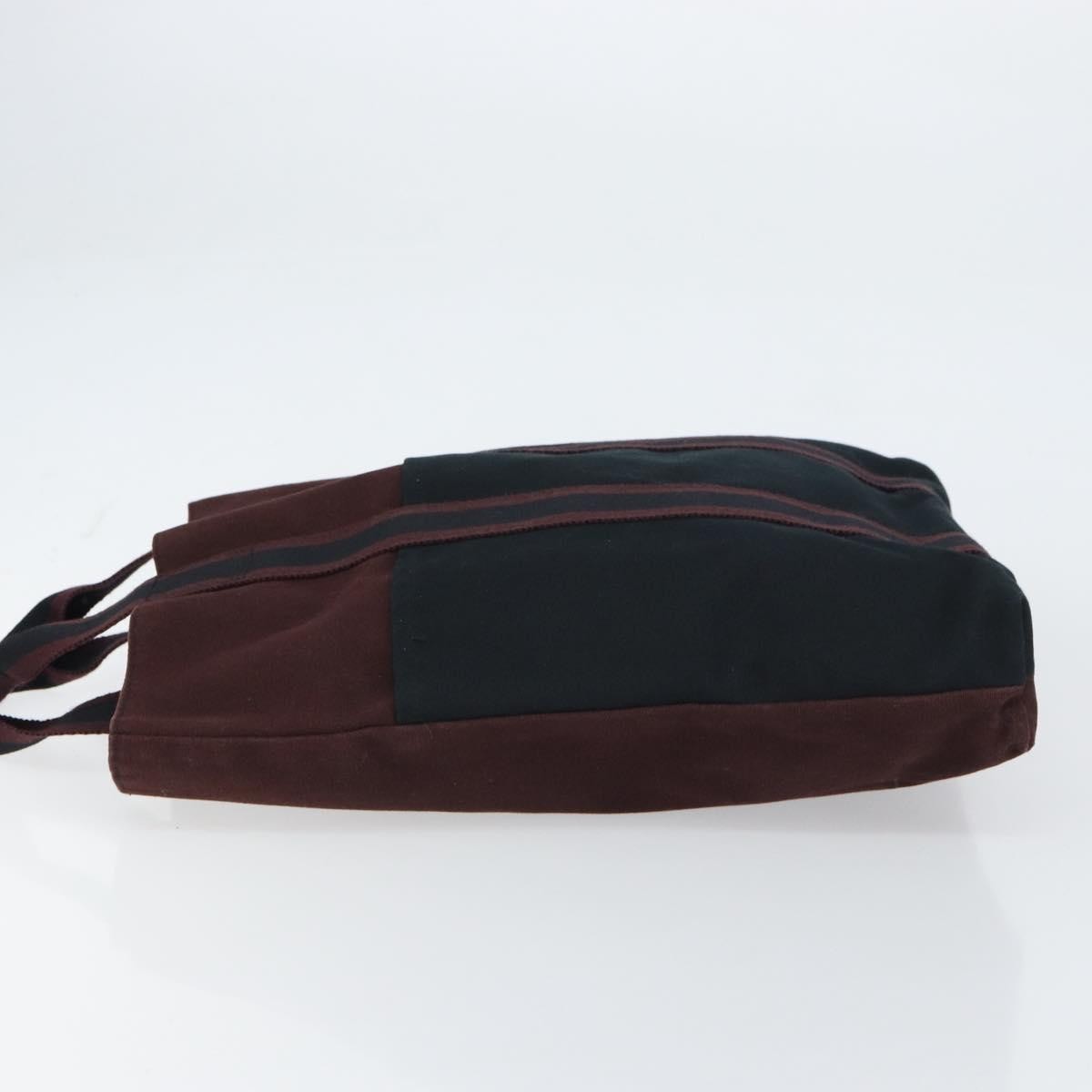 Hermes Fourre-Tout Herline Fourre-Tout Herline Burgundy Canvas Tote Bag Bag (Authentic Pre-Loved)