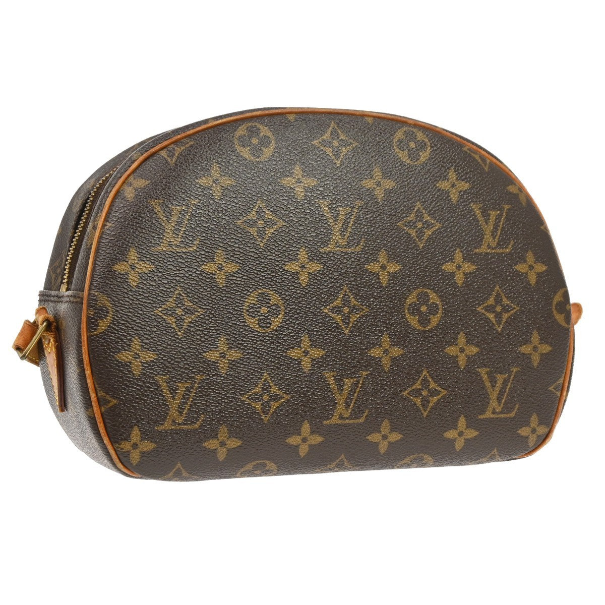 Louis Vuitton Blois Handbag Monogram Canvas Brown Canvas Shoulder Bag Bag (Authentic Pre-Loved)