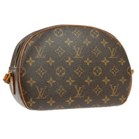 Louis Vuitton Blois Handbag Monogram Canvas Brown Canvas Shoulder Bag Bag (Authentic Pre-Loved)